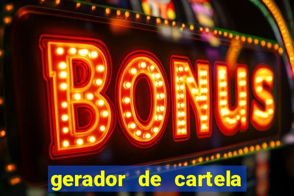 gerador de cartela de bingo